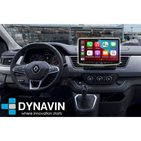 Pantalla multimedia Dynavin-MegAndroid Android Auto CarPlay Renault Trafic 4 2021 2022 2023 2024