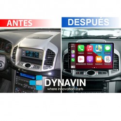 Pantalla Multimedia Dynavin-MegAndroid Android Auto CarPlay Chevrolet Captiva 2012 2013 2014 2015 2016 2017 2018
						