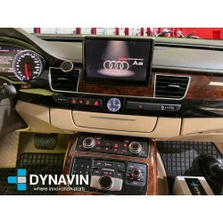 Dynavin Interface CarPlay Android Auto Cámara Trasera Mirror Link Audi A8 4H MMI 3G 2010 2012 2014 2016 2017