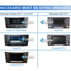 Radio 2din Android GPS Octacore 64GB FLASH. Android Mercedes SLK descapotable R171 2004, 2005, 2006, 2007, 2008, 2009