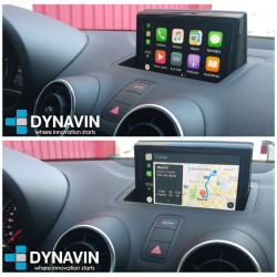 Dynavin Interface CarPlay Android Auto Cámara Trasera Mirror Link Audi A1 8X RMC 2010 2012 2014 2016 2017 
			 
			