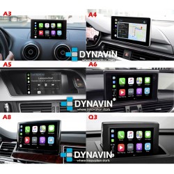Dynavin Interface CarPlay Android Auto Cámara Trasera Mirror Link Audi A6 A7 A8 RMC 2010 2012 2014 2016 2017
						