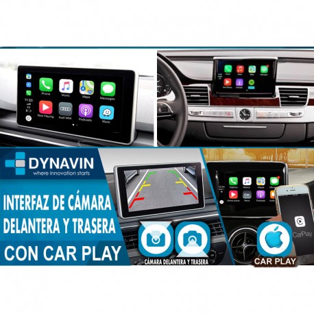 Dynavin Interface CarPlay Android Auto Cámara Trasera Audi A1 8X y Audi Q3 8U RMC 2010 2012 2014 2016 2017 2018