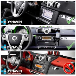 Pantalla Multimedia Dynavin-MegAndroid Android Auto CarPlay SMART FOR TWO W451 2007 2009 2011 2013 2015
						