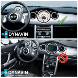 Pantalla Multimedia Dynavin-MegAndroid Android Auto CarPlay Mini Cooper R50 R52 R53 2000 2002 2004 2006
						