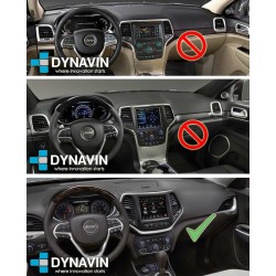 Pantalla Multimedia Dynavin-MegAndroid Android Auto CarPlay Jeep Cherokee KL 2015, 2016, 2017, 2018 , Jeep Uconnect