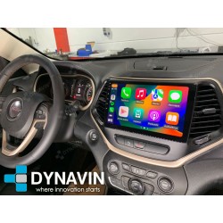 Pantalla Multimedia Dynavin-MegAndroid Android Auto CarPlay Jeep Cherokee KL 2015, 2016, 2017, 2018 , Jeep Uconnect
						