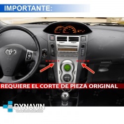 Pantalla Multimedia Dynavin-MegAndroid Android Auto CarPlay Toyota Yaris 2 XP90 2005 2006 2007 2008 2009 2011