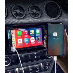 Radio pantalla Dynavin car play wireless, con mando a distancia especial radio caravana parking fm bluetooth, usb
						