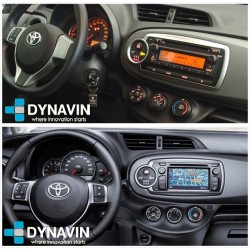 Pantalla Multimedia Dynavin-MegAndroid Android Auto CarPlay Toyota Yaris XP13 2011 2012 2013 2014 2015 2016 2017