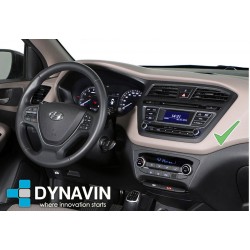 Pantalla Multimedia Dynavin-MegAndroid Android Auto CarPlay Hyundai i20 2014 2015 2016 2017
						