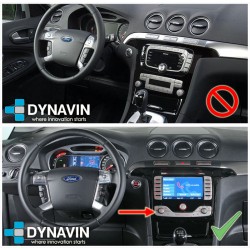 Pantalla Multimedia Dynavin-MegAndroid Android Auto CarPlay Ford S-Max 2006 2007 2009 2011 2012 2013 2014
						