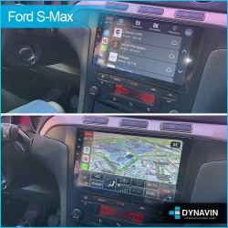 Pantalla Multimedia Dynavin-MegAndroid Android Auto CarPlay Ford S-Max 2006 2007 2009 2011 2012 2013 2014