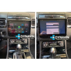 Pantalla Multimedia Dynavin-MegAndroid Android Auto CarPlay Volkswagen Touareg 7P 2010 2012 2014 2016