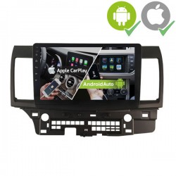 Radio 2din Android GPS Octacore 64GB CarPlay. Android car dvd gps Mitsubishi Lancer 2007, 2008, 2009, 2012 ampli Rockford 
			 
			