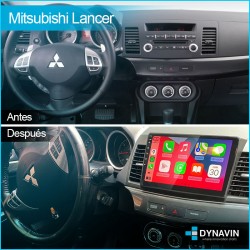 Radio 2din Android GPS Octacore 64GB CarPlay. Android car dvd gps Mitsubishi Lancer 2007, 2008, 2009, 2012 ampli Rockford
						