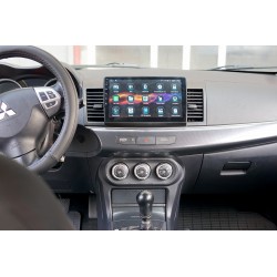 Radio 2din Android GPS Octacore 64GB CarPlay. Android car dvd gps Mitsubishi Lancer 2007, 2008, 2009, 2012 ampli Rockford