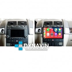 Pantalla Multimedia Dynavin-MegAndroid Android Auto CarPlay VW Touareg 2002 2003 2004 2005 2006 2007 2008 2009
