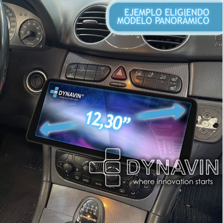 Pantalla Android 2din gps Octacore 4-64GB y 6-128. CarPlay Android Auto Mercedes C W203 pre-restyling, Sport Coupe, CLK W209