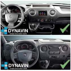 Pantalla Multimedia Dynavin-MegAndroid Android Auto CarPlay Renault Master 3 Opel Movano Nissan NV400 2010 2012 2014 2016
						