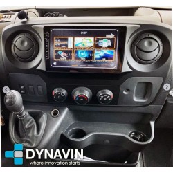 Pantalla Multimedia Dynavin-MegAndroid Android Auto CarPlay Renault Master 3 Opel Movano Nissan NV400 2010 2012 2014 2016