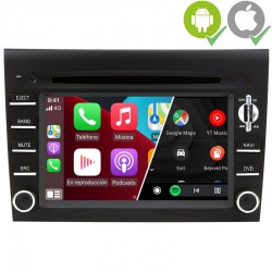 Pantalla multimedia 2din Android GPS Octacore 8GB 64GB. CarPlay Android Auto Porsche 911 997, Boxter 987 y Cayman 987 
			 
			