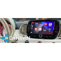Pantalla Multimedia Dynavin-MegAndroid Android Auto CarPlay U-Connect gps car play Fiat 500 2015, 2016, 2017, 2018
						
