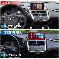 Pantalla multimedia Dynavin Android Auto CarPlay para Lexus NX 300 2014 2015 2016 2017 2018
						