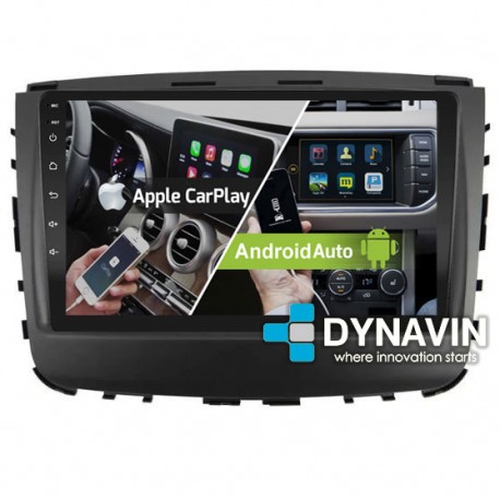 Pantalla Multimedia Dynavin-MegAndroid Android Auto CarPlay Ssang Yong Rexton Musso 2018 2019 2020 2021