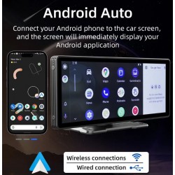 Comprar Monitor Multimedia CarPlay Android Auto Cámara con bluetooth manos libres, usb, sd, fm