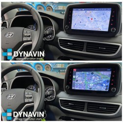 Pantalla Multimedia Dynavin-MegAndroid Android Auto CarPlay Hyundai ix35 Tucson 2019 2020 2021 2022 2023