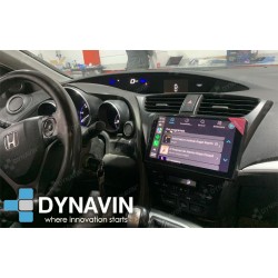 Pantalla Multimedia Dynavin-MegAndroid Android Auto CarPlay Honda Civic MK9 2012 214 2015 2016 2017 2018