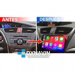 Pantalla Multimedia Dynavin-MegAndroid Android Auto CarPlay Honda Civic MK9 2012 214 2015 2016 2017 2018
						