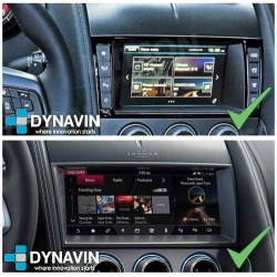 Pantalla Multimedia Dynavin-MegAndroid Android Auto CarPlay Jaguar F-Type (X152) 2015 2016 2017 2018 2019 unidad Harman Kardon
						