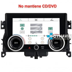 Pantalla multimedia Dynavin conversión climatizador analógico a kit digital Land Rover Evoque L538 2011 a 2018 
			 
			