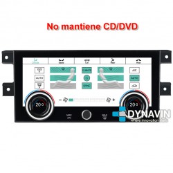 Pantalla multimedia Dynavin conversión climatizador analógico a kit digital Land Rover Discovery 5 L462 2017 2018 2019 2020 
			 
			