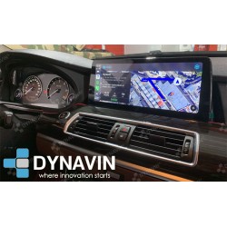 BMW Serie 5 F10, F11 pantalla táctil CIC 12,30" gps Android PX6 mandos del volante, usb, car play. Radio Profesional