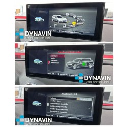 Pantalla Multimedia Dynavin-MegAndroid Android Auto CarPlay Audi A3 8V MMI 3G 2012 2014 2016 2018 2020