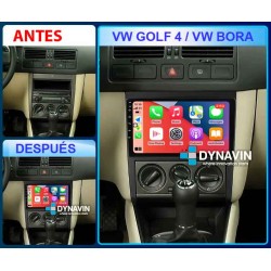 Pantalla Multimedia Dynavin-MegAndroid Android Auto CarPlay VW Golf MK4 1996 1999 2001 2003 2005 2006
						