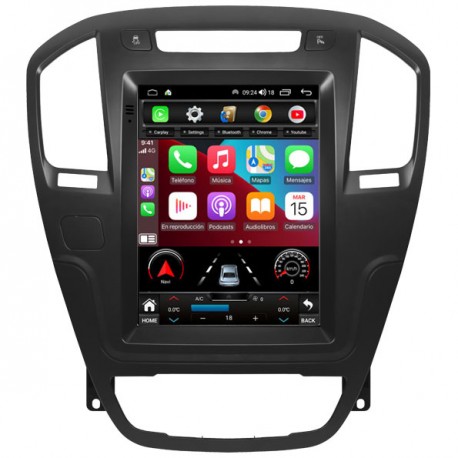 Radio gps wifi 2din Android Tesla Android Apple Car Play mirror link Opel Insignia CD300, CD400, CD600, NAVI900 Intelillink