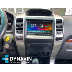 Pantalla Multimedia Dynavin-MegAndroid Android Auto CarPlay Toyota Land Cruiser KDJ 120 2002 2003 2004 2006 2008