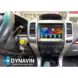 Pantalla Multimedia Dynavin-MegAndroid Android Auto CarPlay Toyota Land Cruiser KDJ 120 2002 2003 2004 2006 2008