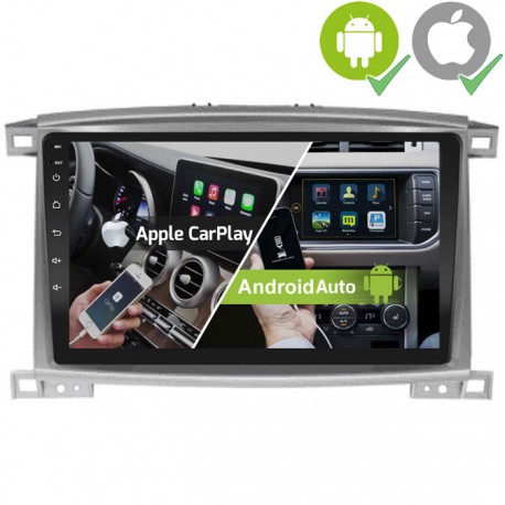 Pantalla Multimedia Dynavin-MegAndroid Android Auto CarPlay Toyota Land Cruiser HDJ 100 2002 2003 2004 2005