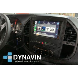 Pantalla Multimedia Dynavin-MegAndroid Android Auto CarPlay Mercedes Clase V W447 Audio 15 2016 2017 2018 2019 2020