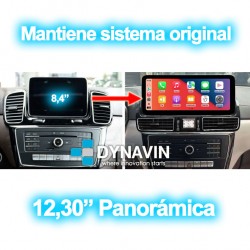 Pantalla Multimedia Dynavin-MegAndroid Android Auto CarPlay Mercedes GLE C292 y GLS X167 2015 2017 2019
						