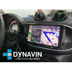 Pantalla Multimedia Dynavin-MegAndroid Android Auto CarPlay Smart For Two C453 y For Four W453 2015 2016 2017 2019 2020
