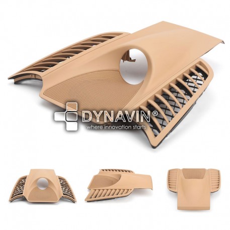 Marco embellecedor, recambio para reloj digital, display multifunción Porsche Cayenne E2 2011, 2012, 2013, 2014, 2015, 2016