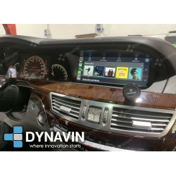 Pantalla Mercedes Clase S W221 Command Online. Android 8 núcleos 8gb RAM 128gb room nand flah. Podrás instalar Car Play
