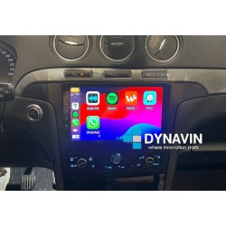 Pantalla Multimedia Dynavin-MegAndroid Android Auto CarPlay Ford S-Max 2006 2007 2009 2011 2012 2013 2014