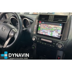 Pantalla Dynavin-MegAndroid Android Auto CarPlay Toyota Land Cruiser KDJ150 2010, 2011, 2012, 2013 amplificador jbl